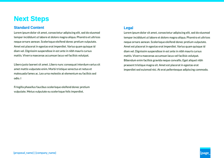 Payroll Proposal Template